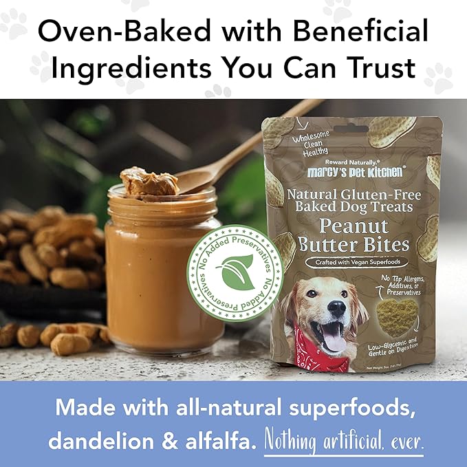 Marcy's Pet Kitchen-Diabetic Dog Treats-Vet Recommend-No Preservatives - Crunchy, Superfoods, All Natural-Vegan Homemade,-Gluten Free-for Sensitive Stomachs-Made in The USA Only (3 Pack - Variety)