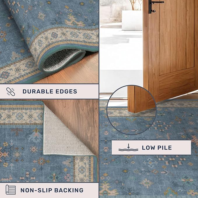 Hazo Haus Boho 9x12 Soft Rugs for Living Room