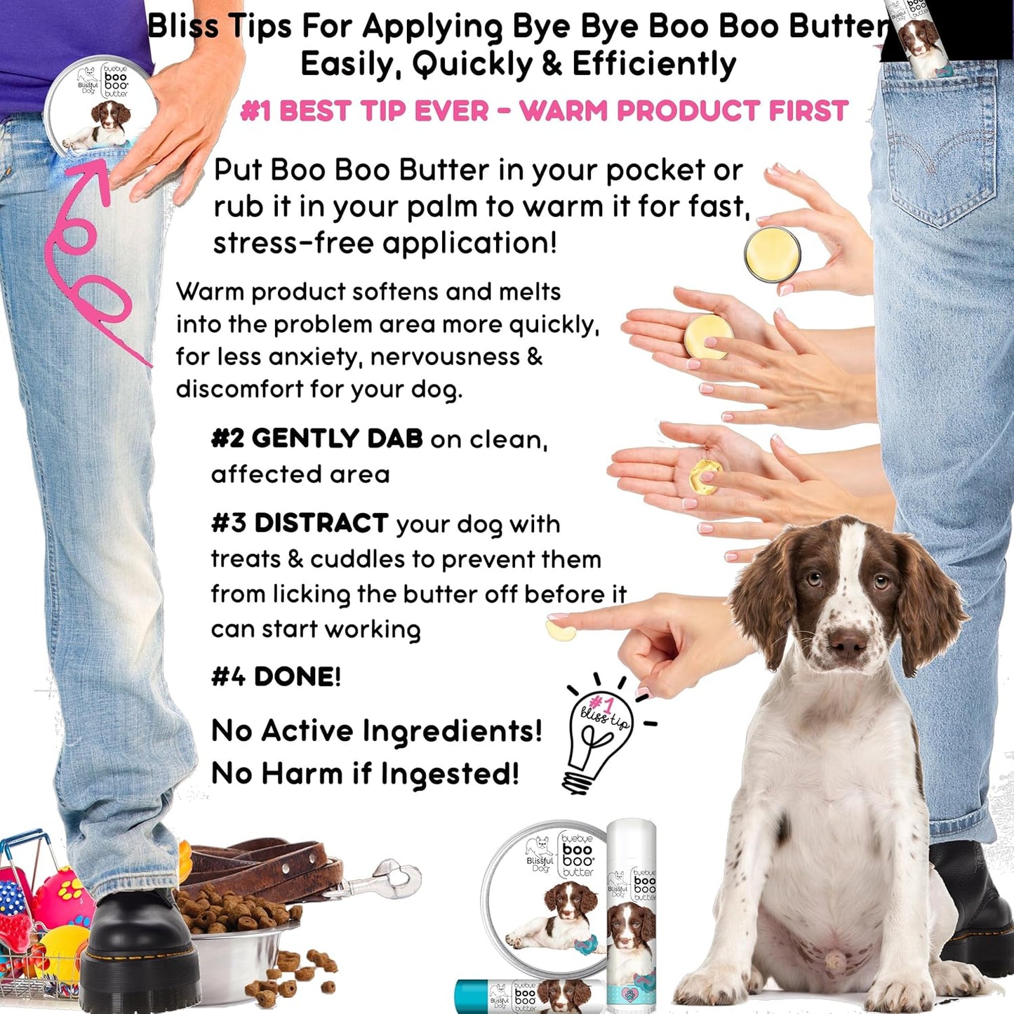 The Blissful Dog Springer Spaniel Boo Butter, 4 oz