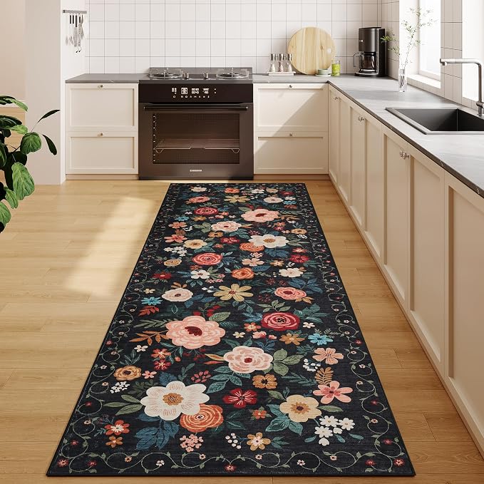 DUKINO Runner Rug, 2.6x8 Kitchen Rugs