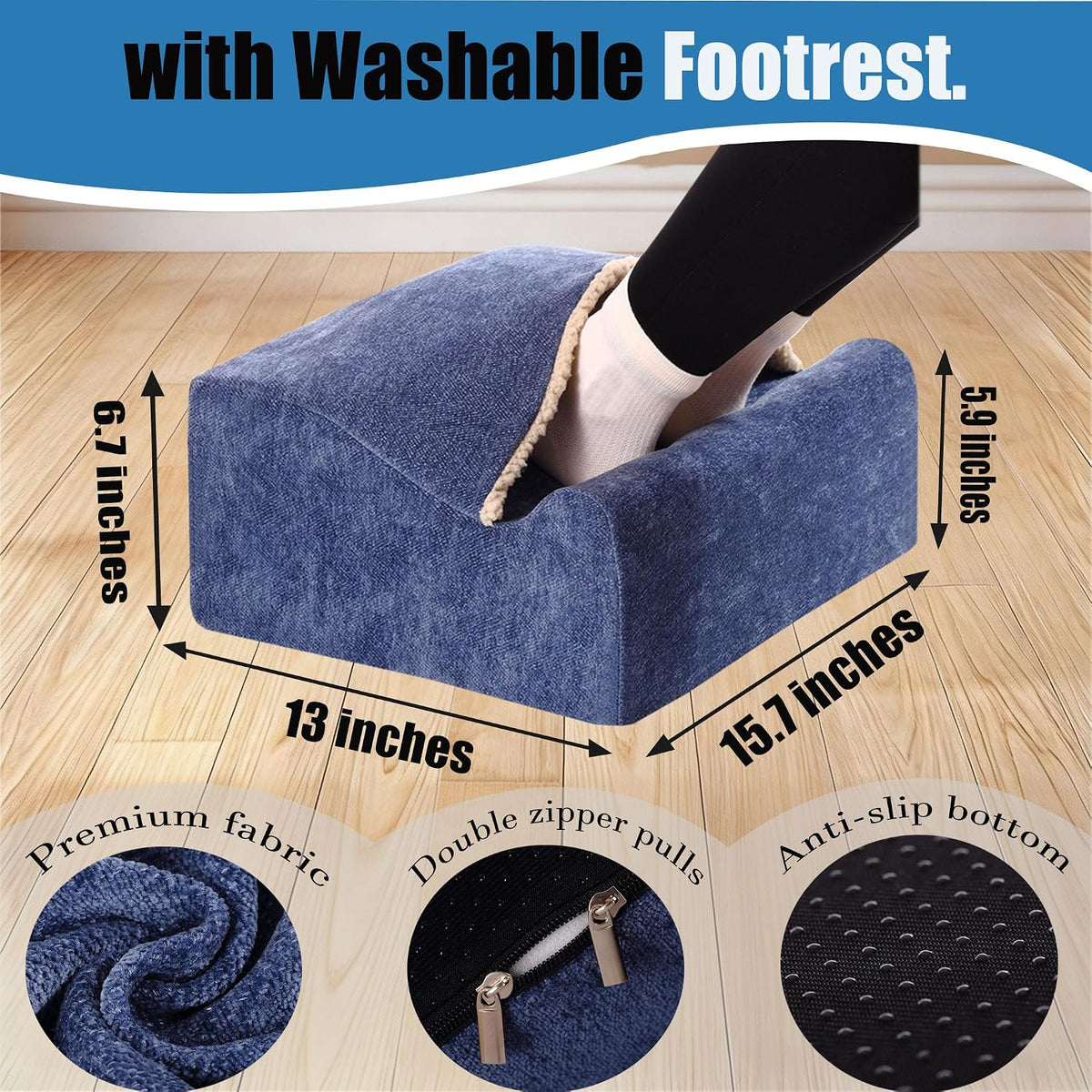 Keep Warm Foot Stool Foot Rest for Under Desk At Work