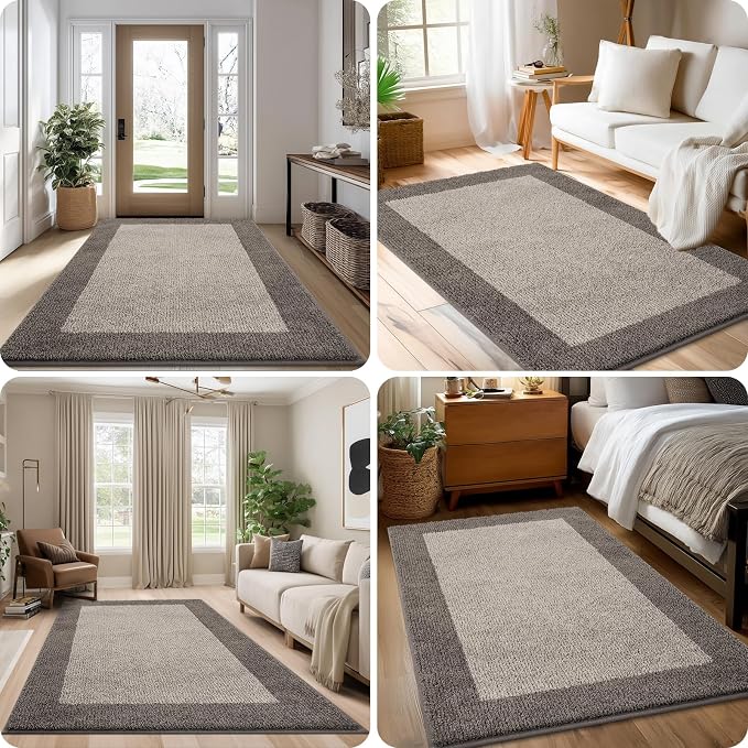 Washable Area Rug 34" x 60", Non Slip Kitchen Rug