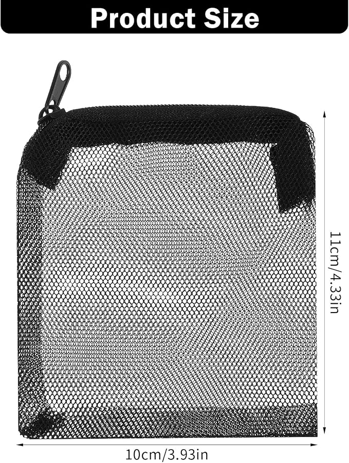 10 Pcs Aquarium Media Bags, 3.9" X 4" Filter Media Bag Small Media Bags