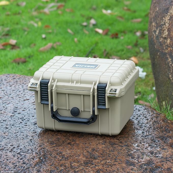 MEIJIA Portable All Weather IP67 Waterproof Camera Case, hard case
