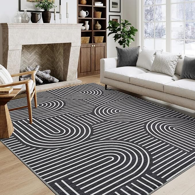 ROYHOME Washable Rug 8x10 Area Rugs