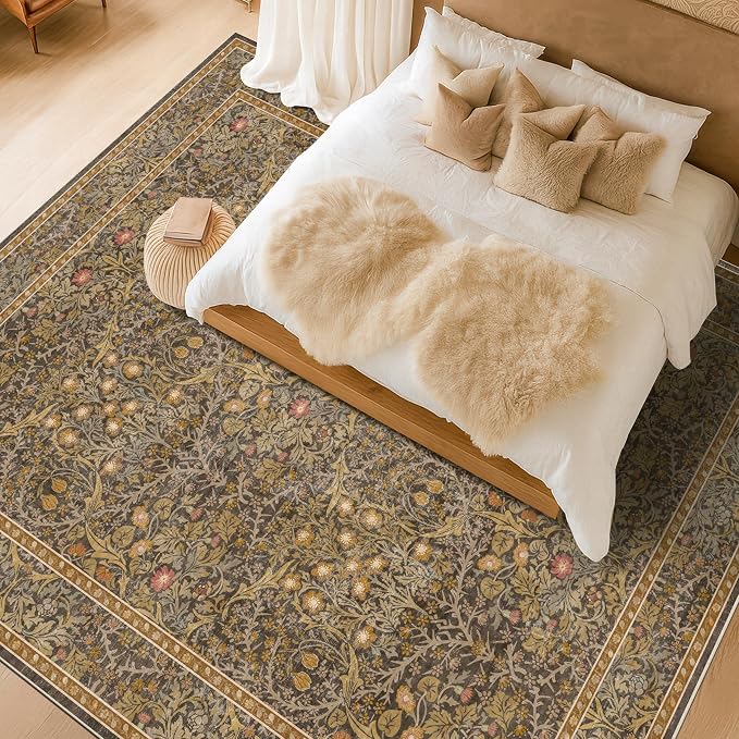 Large 8x12 Boho Living Room Rug