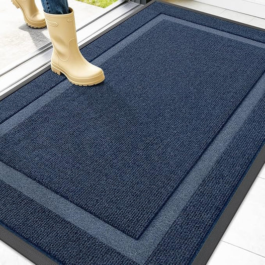 OLANLY Front Door Mat Indoor Outdoor Entrance, Waterproof All-Season,