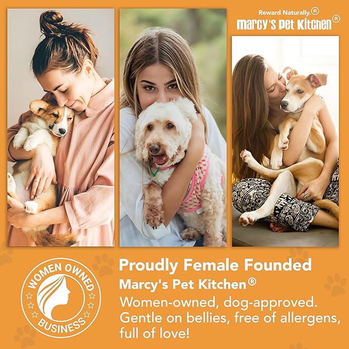 Marcy's Pet Kitchen- Diabetic All Natural, Crunchy, Pumpkin Biscuit Dog Treats - No Preservatives-Crunchy Approved- Vegan, Gluten Free, Human Grade, Made in The USA, Healthy Pumpkin Dog Treats