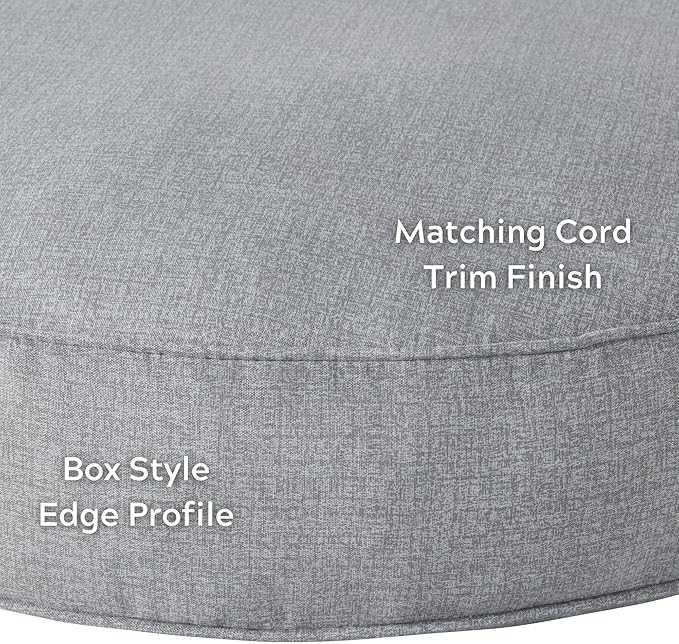 Gordie Round Indoor/Outdoor Pillow Style Dog Bed, Cement, Small
