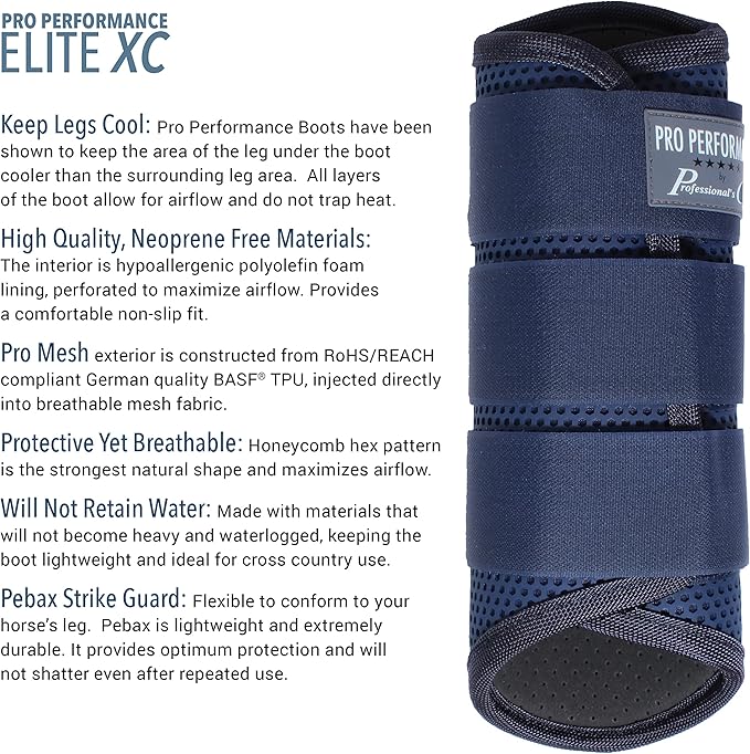 Professional's Choice Pro Performance Elite XC Boots | Hind Rear Pair | Medium, Large