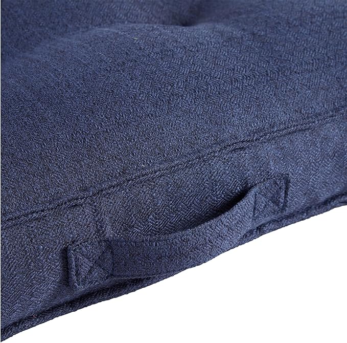 South Pine Porch Mila Square Tufted Pillow Style Dog Bed, Cobalt, Large (40" x 40")