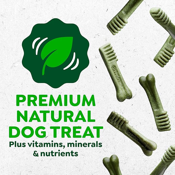 Greenies Veterinarian-Recommended Adult Natural Dental Dog Treats Petite Size, Sweet Potato Flavor, 12 oz. Pack, 20 Count