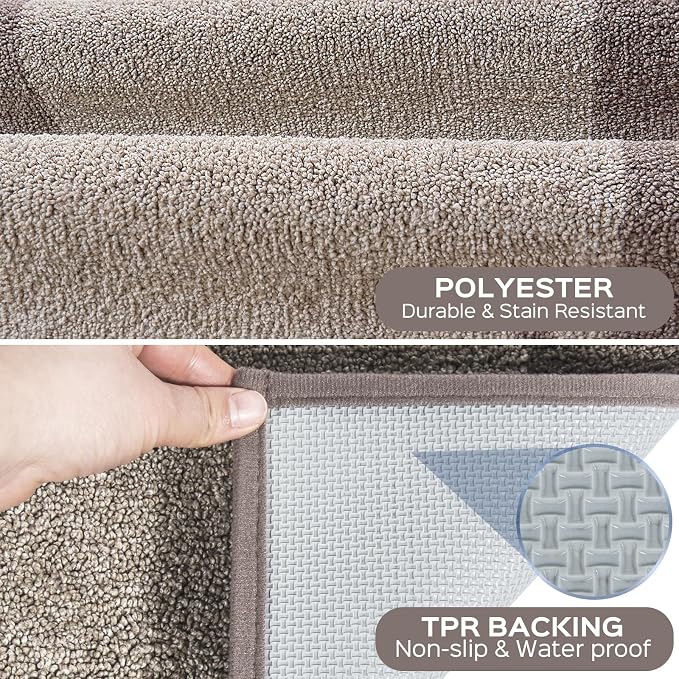 Machine Washable Kitchen Rug 24" x 70", Non Slip Kitchen Mat