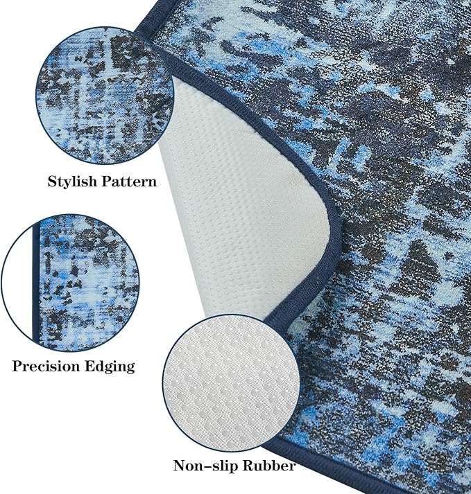 Qeils Washable Pee Pads for Dogs, 2 Pack Reusable 36x41 Super Absorbent Leakproof & Non-Slip Puppy Pads