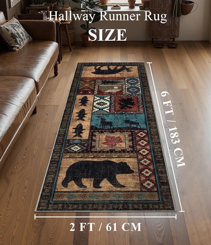 Hallway Runner Rug 2x6 Indoor Door Mat
