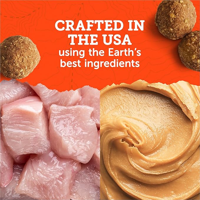 Zuke’s Adventure Bites Pet Treats for Dogs, Soft Dog Treats with Real Peanut Butter and Oats - 6 oz. Pouch
