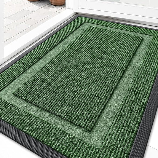 OLANLY Front Door Mat Indoor Outdoor Entrance, Waterproof All-Season,