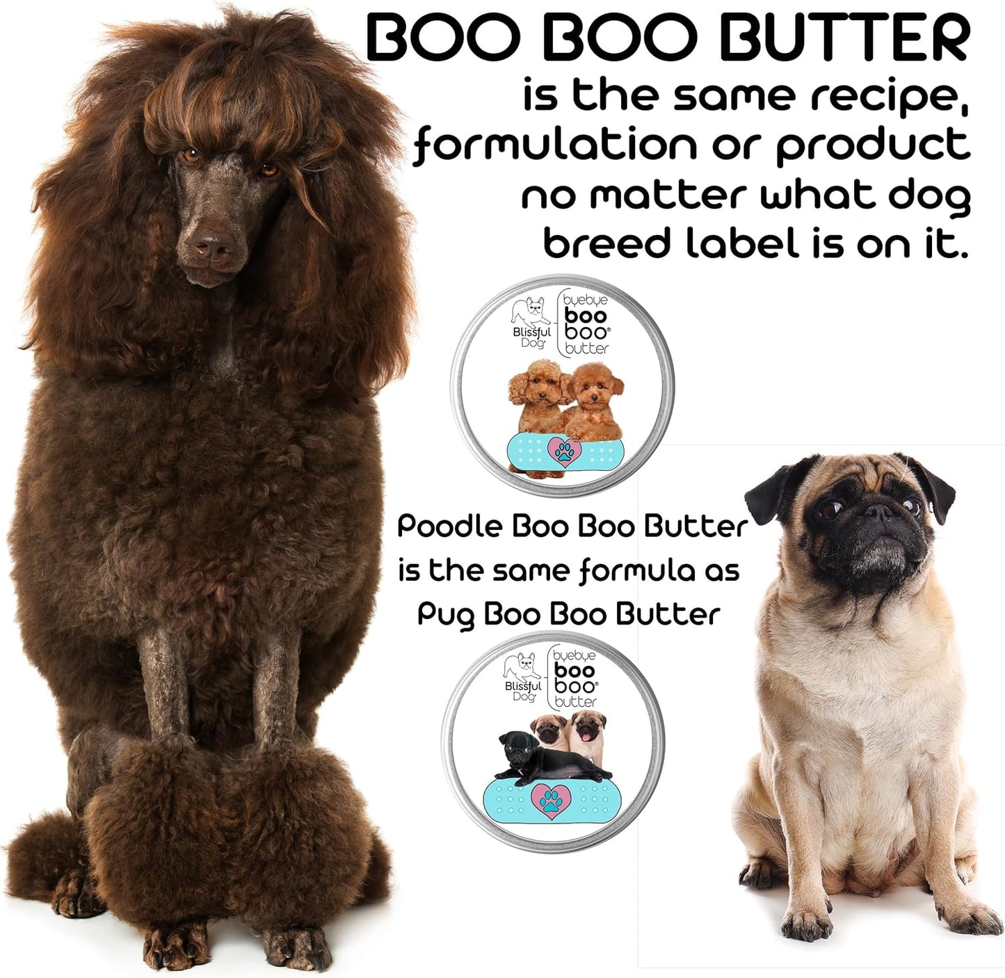 The Blissful Dog 4 oz TIN AUSTRAILIAN Cattle Dog Booboo Butter