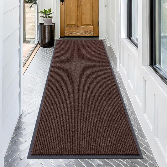 OLANLY Front Door Mat Indoor Outdoor Entrance, Waterproof Heavy Duty Doormat
