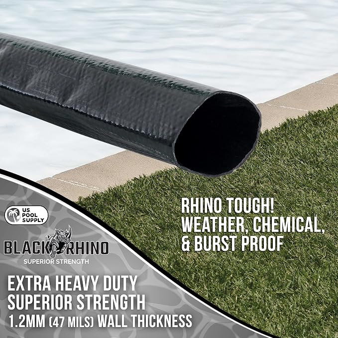 U.S. Pool Supply Pool Backwash Hose 2 Inch Diameter x 25 Feet