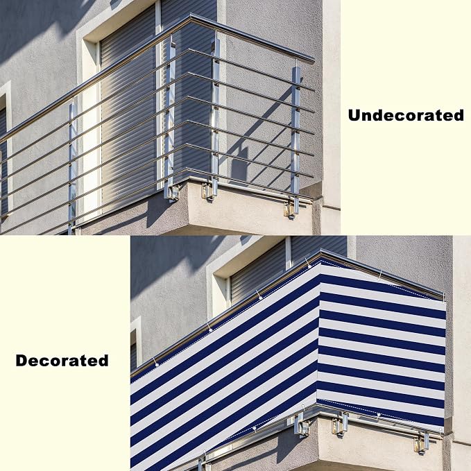 Privacy Fence Screen 2' x 3.3' Durable UV-Resistant Outdoor Dog Fence,
