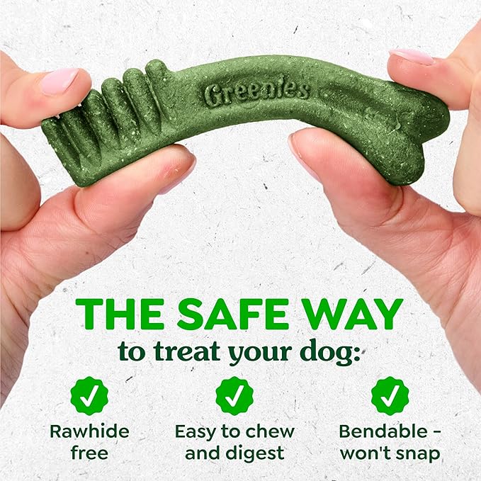 Greenies Veterinarian-Recommended Adult Natural Dental Dog Treats Petite Size, Sweet Potato Flavor, 12 oz. Pack, 20 Count