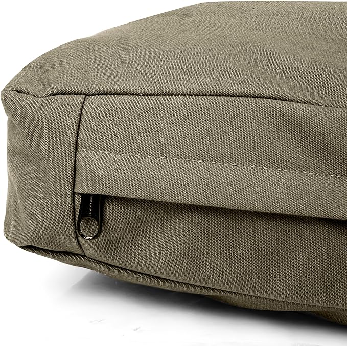 WHITEDUCK Dog Bed Cover (Olive) 41" Lx33 Wx4.3 th (XL)