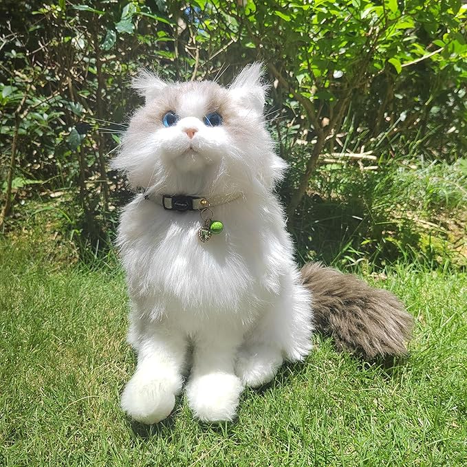 2 Pack Cotton Breakaway cat Collars with Bell,Safety Quick Release Pendant Cute Kitten Collar,Adjustable 20-30cm (Lemon+Pastel Green, 20-30cm)