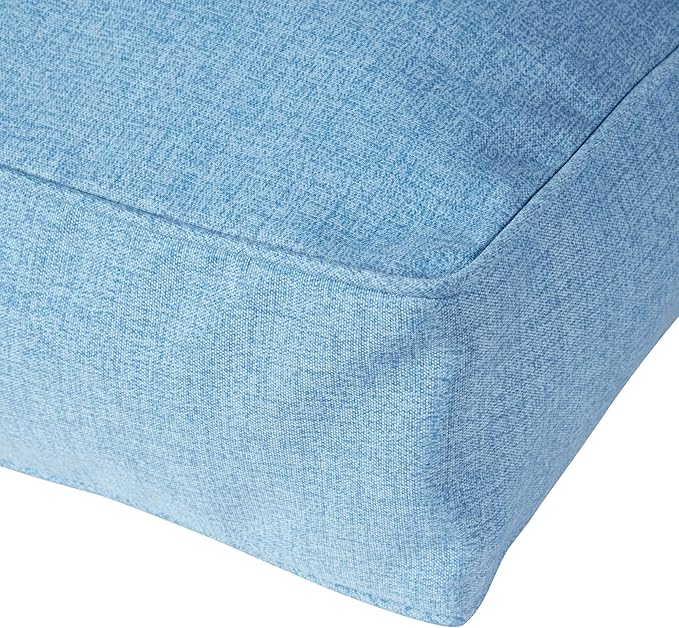 Casey Large (48 x 36 in.) Denim Rectangle Indoor/Outdoor Pillow Style Dog Bed