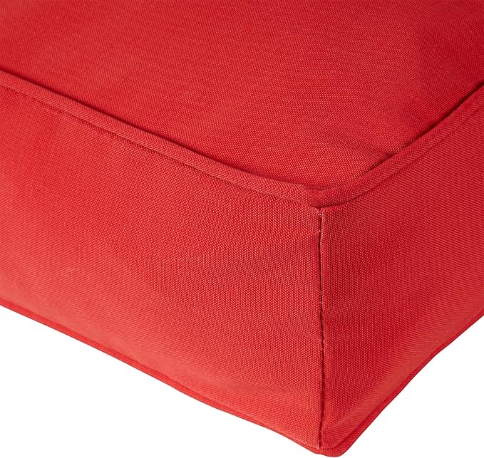 Charlie Rectangle Indoor/Outdoor Pillow Style Dog Bed, Salsa, Medium (30" x 42")
