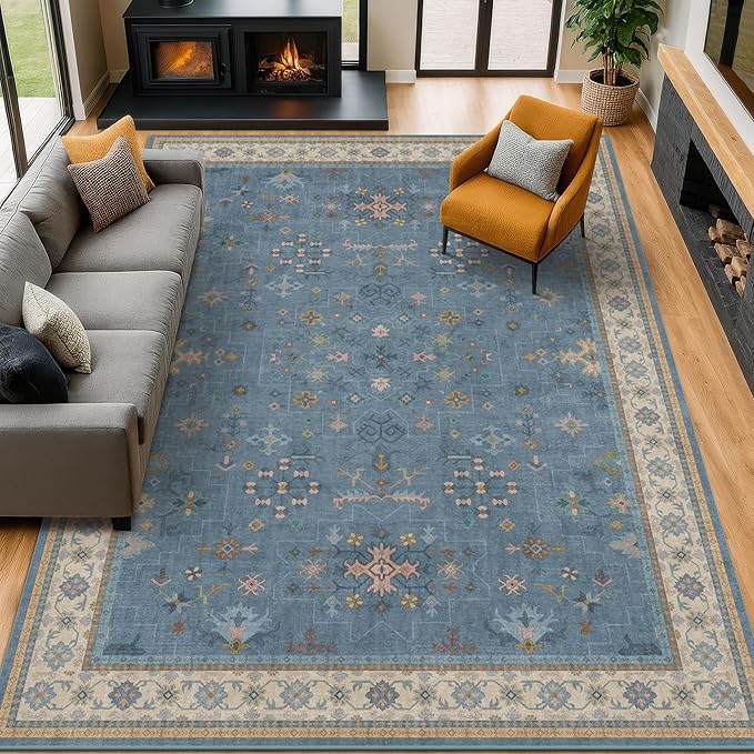 Hazo Haus Boho 9x12 Soft Rugs for Living Room