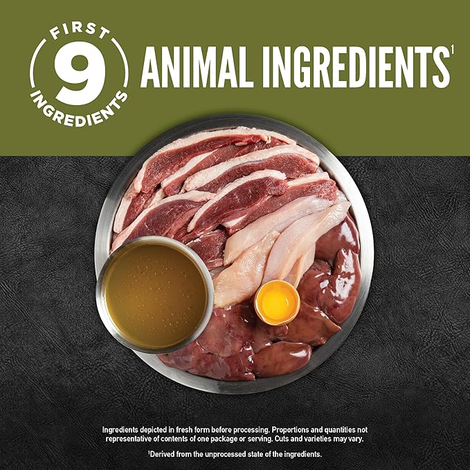ORIJEN Chunks & Shreds Wet Cat Food Duck & Liver Entrée 3oz Cans (12 Count)