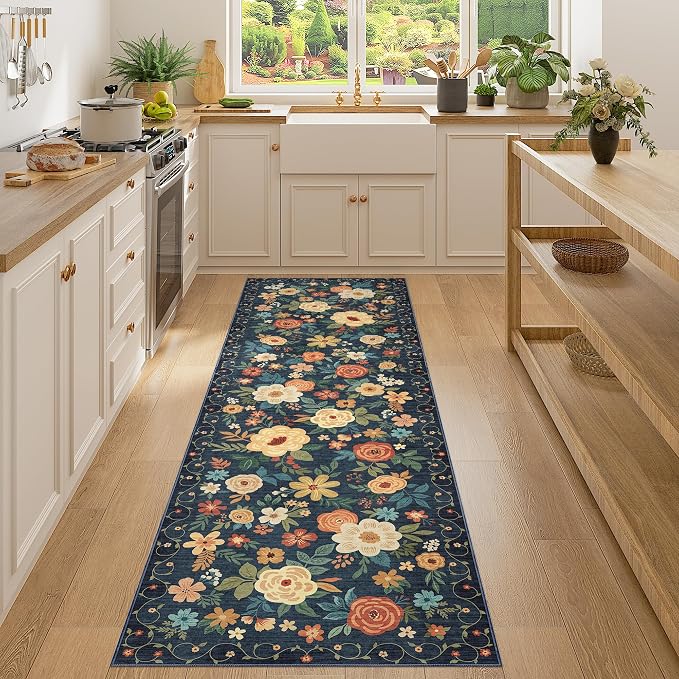 DUKINO Runner Rug, 2x7 Boho Kitchen Rug