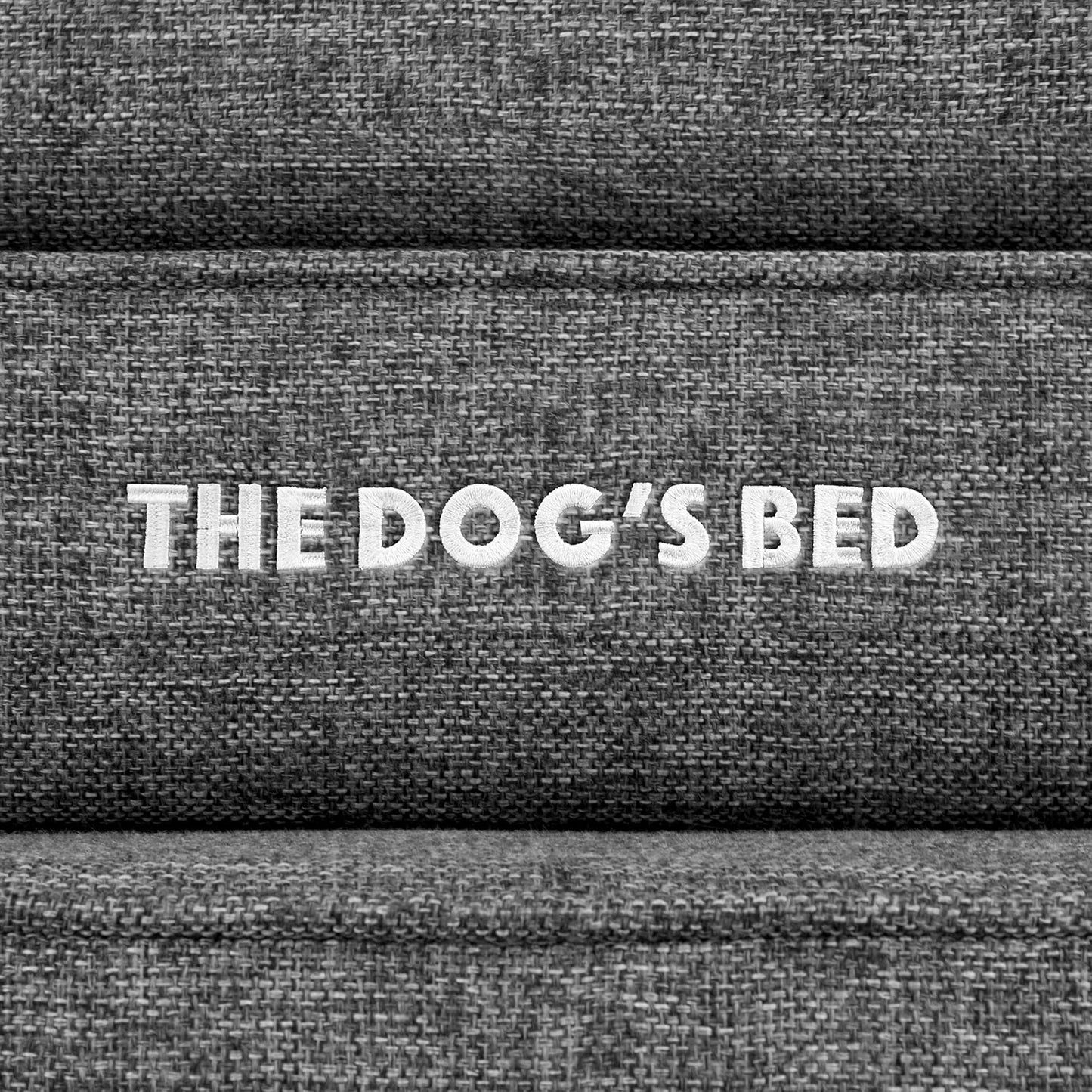 The Dog’s Bed Orthopedic Headrest Dog Bed, Large Grey Linen 40x25, Memory Foam, Pain Relief for Arthritis, Hip & Elbow Dysplasia, Post Surgery, Lameness, Veterinary Approved, Waterproof Washable Cover