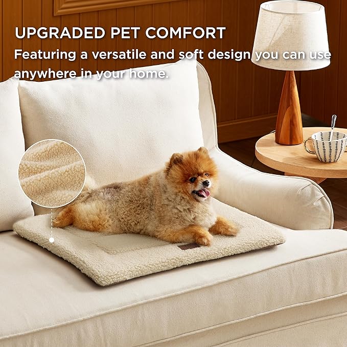 Bedsure Washable Dog Bed for Extra Large Dogs, Soft Foam Floor Pet Mat, Lightweight Travel Flat Puppy Mattress for Indoor Pet