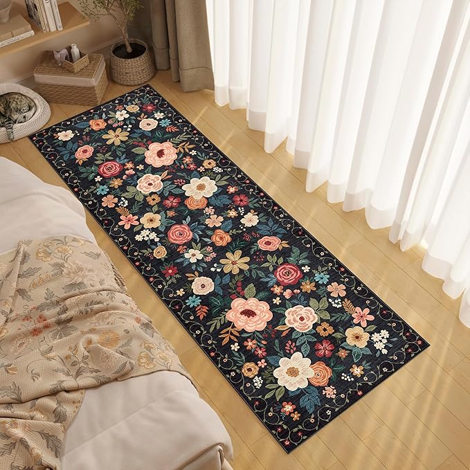 DUKINO Runner Rug, 2.6x8 Kitchen Rugs