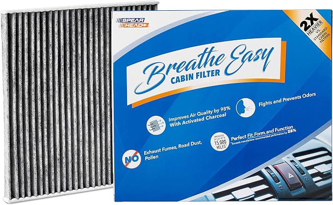 Spearhead Odor Defense Breathe Easy AC & Heater Cabin Filter | Fits 2015-17