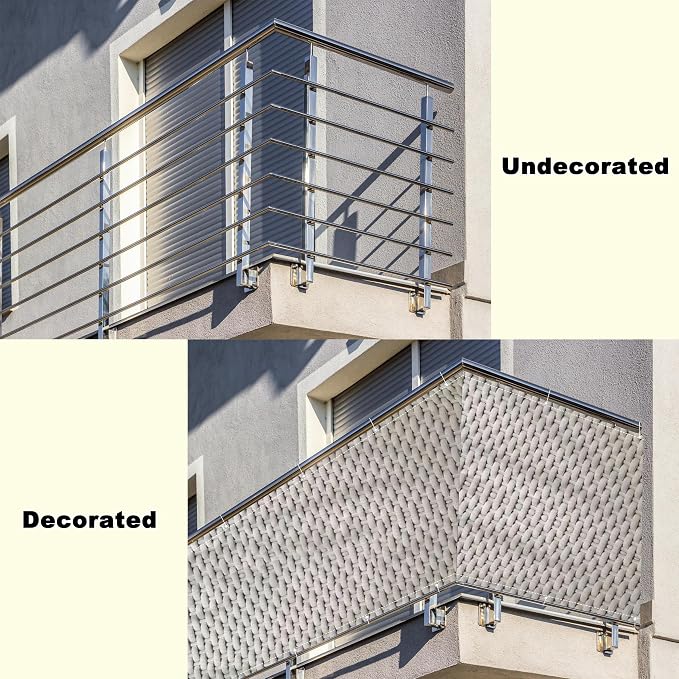 Fence Privacy Screen 2' x 13.1' UV-protection Wind-resistant Patio Privacy