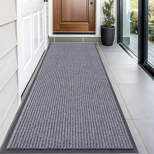 OLANLY Front Door Mat Indoor Outdoor Entrance, Waterproof Heavy Duty Doormat