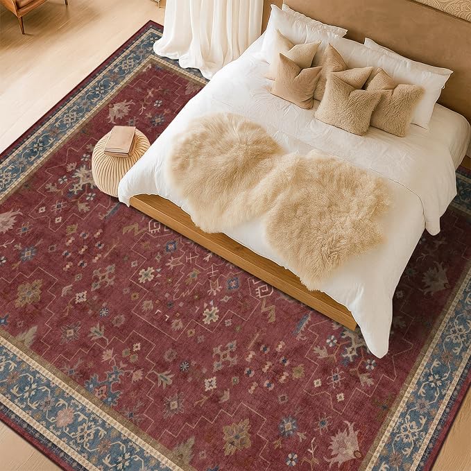 6x8 Dining Room Rugs for Under Table
