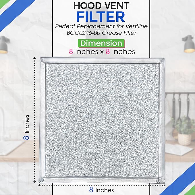 Bagean Stove Vent Filter 8x8 inch BCC024600 Compatible