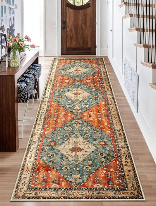 SERISSA Boho Washable Runner Rug