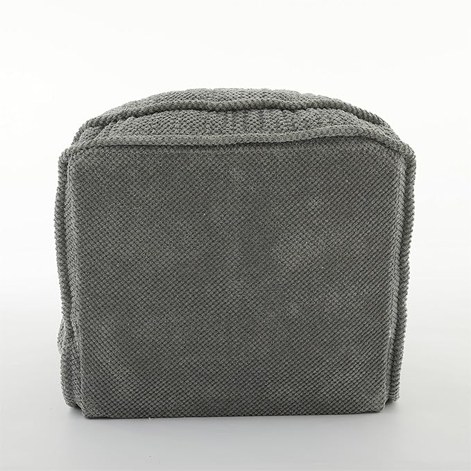 Human Dog Bed for Adult and Kids, Comfy Foldable Lazy Floor Sofa Bed with 5 Adjustable Position, Grey Upholstered Floor Bean Bag Lounger Chair for Bedroom, Living Room,Office (Gray.)