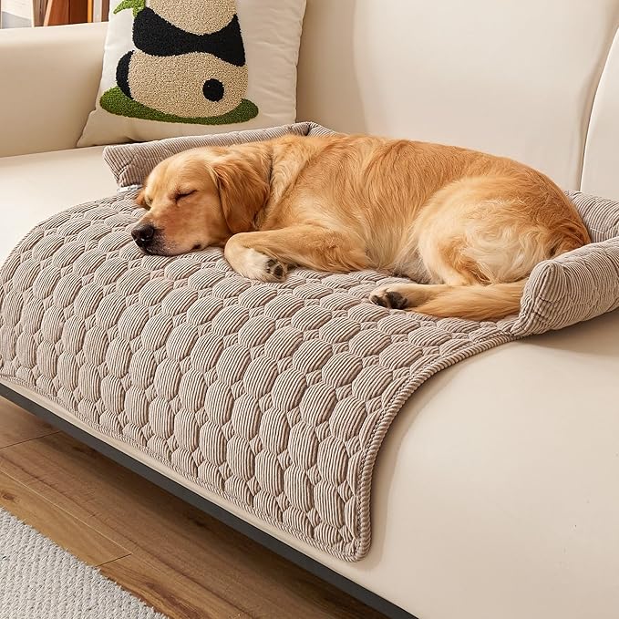 Dog Couch Bed Non Slip Dog Couch Cover Washable Non-Slip Pet Protector for Dogs & Cats, Soft Washable Dog Sofa Bed for Couch Sofa Chair & Bed