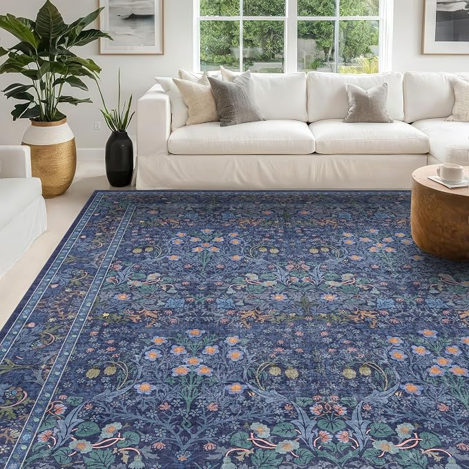 Washable Dining Room Rugs for Under Table