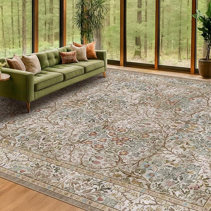 Washable 10x14 Living Room Rug