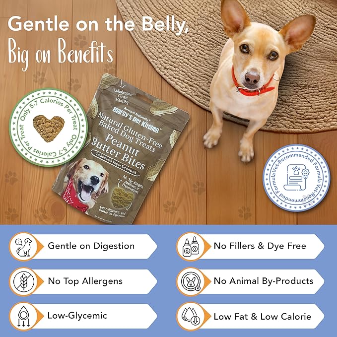 Marcy's Pet Kitchen-Diabetic Dog Treats-Vet Recommend-No Preservatives - Crunchy, Superfoods, All Natural-Vegan Homemade,-Gluten Free-for Sensitive Stomachs-Made in The USA Only (3 Pack - Variety)