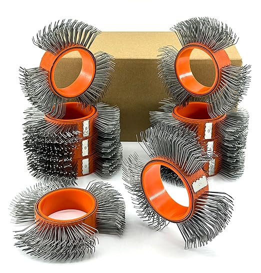 10PCS, Abrasive Carbon Steel Belt/Replacement Coarse Wire Wheel/Rust