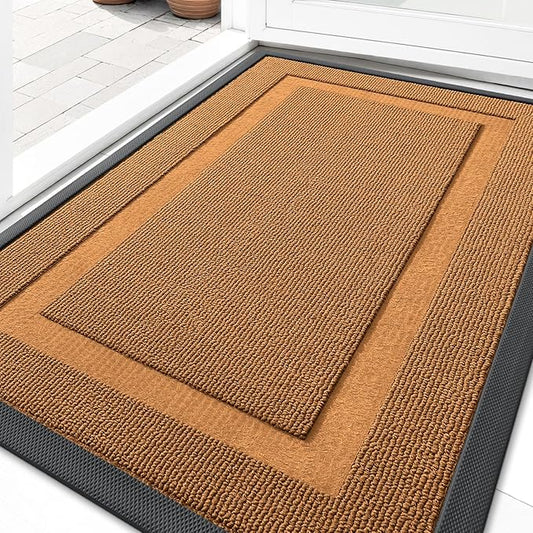 OLANLY Front Door Mat Indoor Outdoor Entrance, Waterproof All-Season,