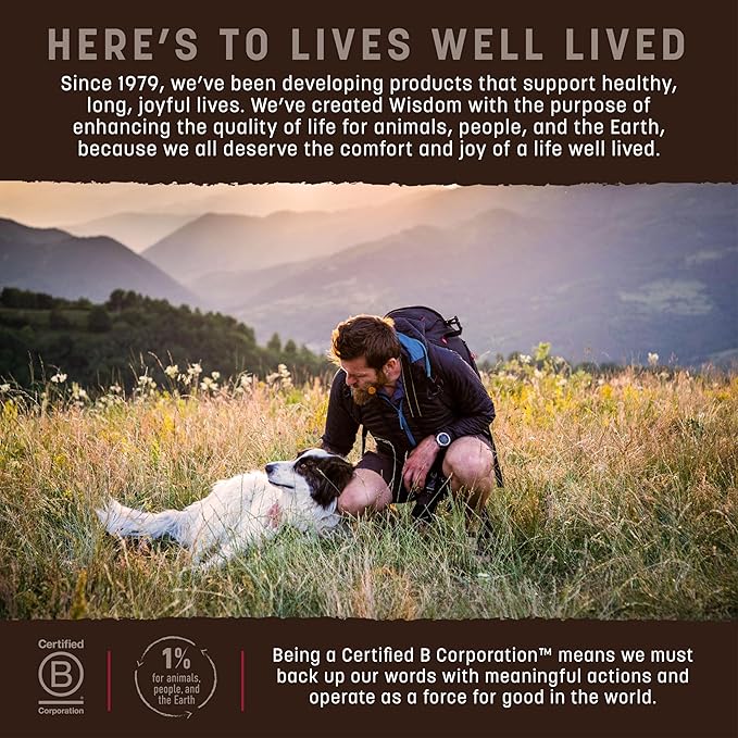 Earth Animal Wisdom Air Dried Dog Food - from The Land Recipe Premium Natural Dry Dog Food for All Breeds & Ages - 8 Lbs Bag